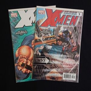 Marvel- Uncanny X-Men Comic Book Set (2) - Trial Of Juggernaut Part 1 and 2